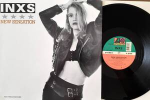 INXS　インエクセス　New Sensation (Nick Twelve Inch Mix)　1988年 US盤 12” シングル レコード　Allied pressing