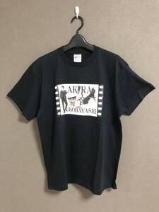 新品 KOBAYASHI AKIRA 小林旭 プリント クルーネック Tシャツ コバヤシアキラ M ブラック