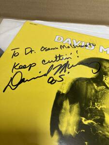 直筆サイン入り！UK Org！美盤LP！デヴィッド マレイ David Murray / Conceptual Saxophone Cadillac SGC 1007 英盤 オリジナル盤 SIGNED！