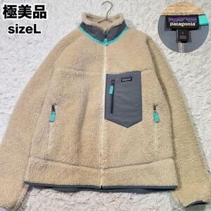 極美品 サイズL patagonia パタゴニア クラシック レトロX フリース ジャケット 23056FA22 2022年製 DNPG ダークナチュラル プルームグレイ