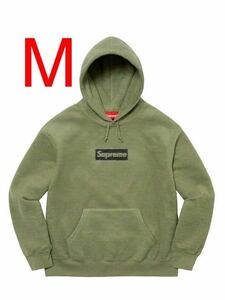 【新品】国内正規品 Mサイズ Supreme Inside Out Box Logo Hooded Sweatshirt Light Olive シュプリーム　オリーブ