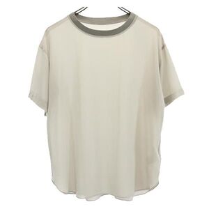 レイビームス 半袖 シースルー Tシャツ ベージュ系 Ray Beams メンズ