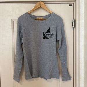 vanson サーマルロングTシャツ 