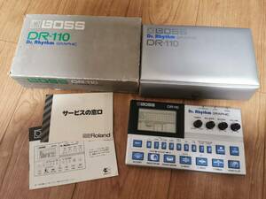 【ジャンク品】BOSS DR-110 ボス Dr.Rhythm GRAPHIC 箱ケース付 リズムマシン