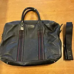 Paul Smith 黒 ビジネスバッグ ストライプ