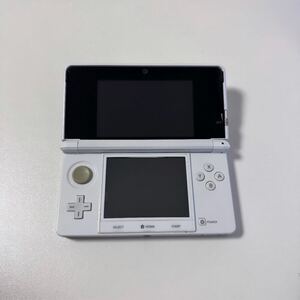 ☆1円スタート☆ ニンテンドー3DS ピュアホワイト 本体のみ 任天堂 動作未確認 001