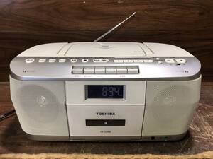 Jラ1174　TOSHIBA　東芝　CDラジオカセットレコーダー　TY-CDS6