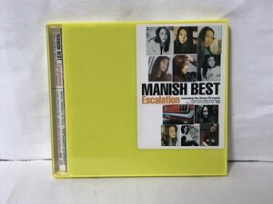 G427 MANISH / MANISH BEST～Escalation～ マニッシュ ベスト 煌く瞬間に捕われて 1998年 ZACL-1049 帯付き