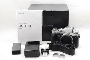 ★美品★ 即決 格安 売切 フジフィルム FUJIFILM X-T3 シルバー ミラーレス一眼カメラ （R6-211）