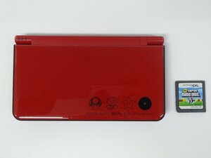 ユ■/Zこ7901　Nintendo ニンテンドー DSi LL 本体のみ スーパーマリオ25周年 初期化済 訳ありジャンク 保証無 // ソフト付