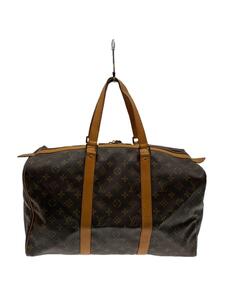 LOUIS VUITTON◆キーポル45_モノグラム・キャンバス_BRW/PVC/BRW/ヌメ革シミ有