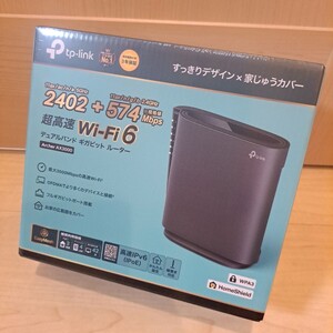 【新品未使用品】TP-Link☆WiFi ルーター☆無線LANルーター☆WiFi6 AX3000 2402 + 574 Mbps HE160TP-Link