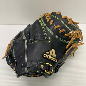 中古品 アディダス adidas 軟式 キャッチャーミット INT80 3800