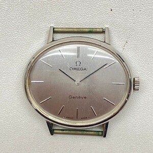 G074-W11-1784◎ OMEGA オメガ Geneve ジュネーブ レディース腕時計 手巻き シルバーカラー 2針 稼働