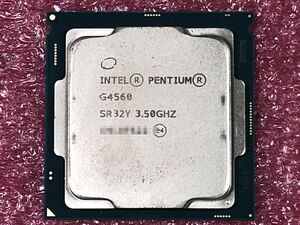 #1252 Intel Pentium G4560 SR32Y (3.50GHz/ 3MB/ LGA1151) 保証付