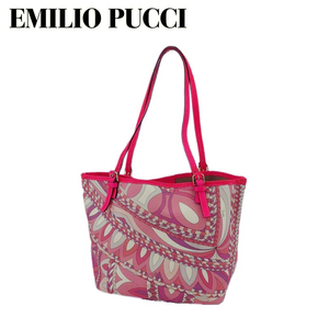 エミリオ プッチ トートバッグ トート ショルダー バッグ レディース プッチ（柄） EMILIO PUCCI 中古