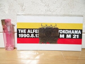 新品 90年代 ビンテージ アルフィー コンサート みなとみらい21 横浜館 臨港パーク THE ALFEE 1990.8.12 MM21 チケット プレート 当時物