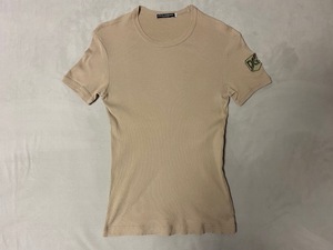 DOLCE&GABBANA ドルチェ&ガッバーナ Tシャツ ベージュ サイズ44