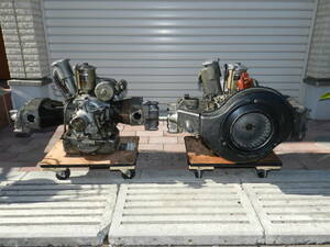 トヨタスポーツ800専用 2U型エンジン 専用部品は完品 部品取りにパブリカ2U-B型エンジン 共に昭和43年頃のもの 取りに来てくださる方に。