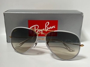 【1円スタート】RayBan レイバン ティアドロップ サングラス RB3025JM 919632 58サイズ 新品未使用 正規品 