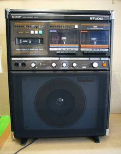 ■シャープ■ホームカラオケ HK-D1 ダブルカセット& 8トラックテーププレイヤーSHARP DOUBLE CASSETTE & 8TRACK TAPE PLAYER ＃昭和レトロ 