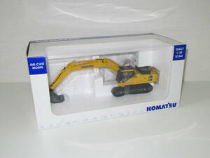 匿名送料無料 ☆大型サイズ KOMATSU 建機ミニチュア コマツ ★PC400 LC 油圧ショベル ☆スケール /50 絶版 希少モデル 未使用品 即決！