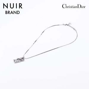 クリスチャンディオール Christian Dior ネックレス トロッター シルバー