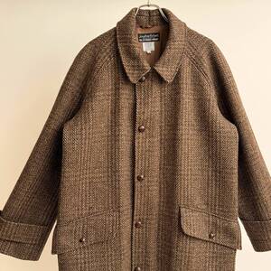 希少《 Old Model / Jonathan Richard 》90s 極上品【 THE J.PETERMAN COMPANY ジョナサンリチャード アイリッシュ ツイード コート M】 