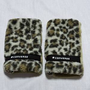 CONVERSE　コンバース　ミトン　手袋　防寒グッズ　ヒョウ柄