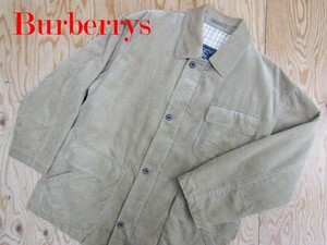 ★バーバリーブルーレーベル BURBERRY★メンズ コーデュロイジップジャケット ベージュ★R70112031A