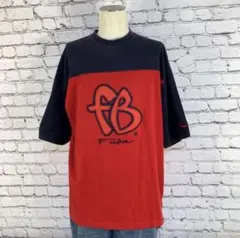 FUBU フブ　Tシャツ　オーバーサイズ　90s バイカラー