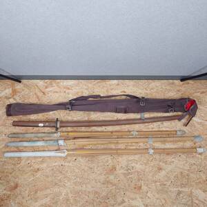 竹刀 3本 木刀1本 セット 37サイズ 剣道 まとめ 竹刀袋付き