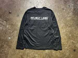 HELMUT LANG 02AW PARIS ロゴカットソー 2002AW ヘルムートラング パリ 黒タグ 本人期