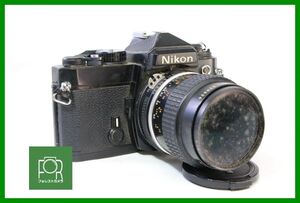 【同梱歓迎】ジャンク■Nikon FE 3727213 / Ai-s Micro NIKKOR 55mm F2.8 220626■1087