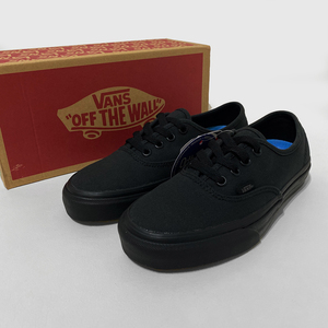 新品 VANS AUTHENTIC UC 22.0cm バンズ オーセンティック ブラック BLACK 撥水 防水