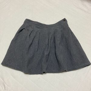 キッズ　女の子　ZARAGIRL ZARA スカート 120 綿100% グレー　秋冬　ザラ フリル