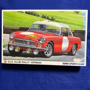 未使用未組立　AOSHIMA 1/24 MGB CLUB RALLY VERSION ユーロスポーツクラブシリーズ4　乗用車 プラモデル 同梱可能