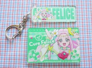 プリキュアカフェ キュアフェリーチェ アクリルマグネット・お名前アクリルキーホルダー 魔法使いプリキュア まほプリ タワレコ