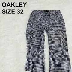 OAKLEY オークリー ギンガムチェックパンツ　ゴルフウェア（161）