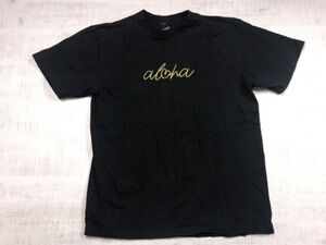 琉球アロハ魂 Ryukyu Aloha Damashii デフテック Def Tech SHEN 邦楽 アーティスト グッズ 半袖Tシャツ メンズ バックプリント有 XL 黒