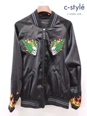 A750 [人気] Stolen Girlfriends Club Broken Dreams Embroidered Bomber Jacket ボンバージャケット M ブラック | N★