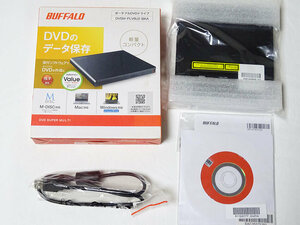 未使用　BUFFALO バッファロー　ポータブルDVDドライブ　DVSM-PLV8U2-BKA