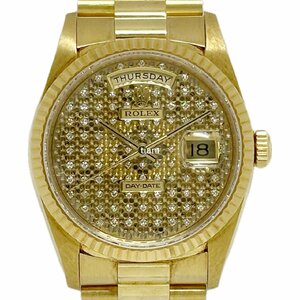 ROLEX ロレックス 18238 Day Date デイデイト ハニーコンボダイヤル Honey comb シャンパン 自動巻き JHJ59958R