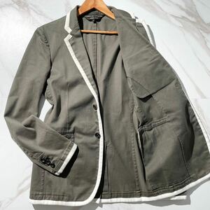 美品◆COMME des GARCONS HOMME PLUS テーラードジャケット スーパーインポジション期 AD2007 08SS グレー コムデギャルソンオムプリュス