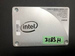 Intel SSD 240GB Pro 1500 SSDSC2BF240A4L 動作確認済み MLC インテル累積使用3185時間