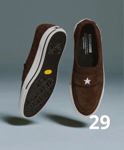 CONVERSE ADDICT コンバースアディクト ONE STAR LOAFER BROWN 29cm