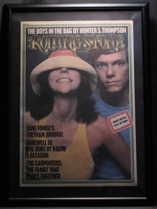 CARPENTERS(カーペンターズ)◎米ローリング・ストーン(ROLLING STONE)誌／1974年◎US版本誌＋美麗表紙を額装!!