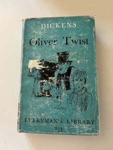 英文 Dickens, Oliver Twist (Everyman’s Library, 1960), dust jacket.. pp.423.