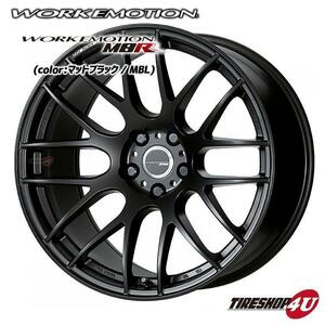 WORK EMOTION M8R 19インチ 19x8.5J 5/114.3 +30 MBL マットブラック 新品ホイール1本価格