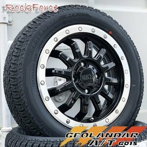 新品 キャリイ DA16T 14インチタイヤホイールセット YOKOHAMA GEOLANDAR ヨコハマ ジオランダー G015 AT 155/65R14